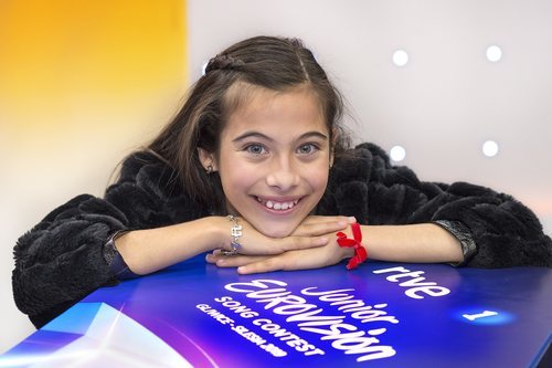 Melani sonríe antes de partir a Gliwice (Polonia), sede de Eurovisión Junior 2019
