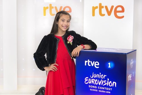 Melani, representante española en Eurovisión Junior 2019, posa en RTVE