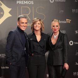 Kiko Hernández, María Casado y Belén Esteban en los Premios Iris 2019