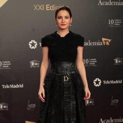 Ivana Baquero en la alfombra roja de los Premios Iris 2019
