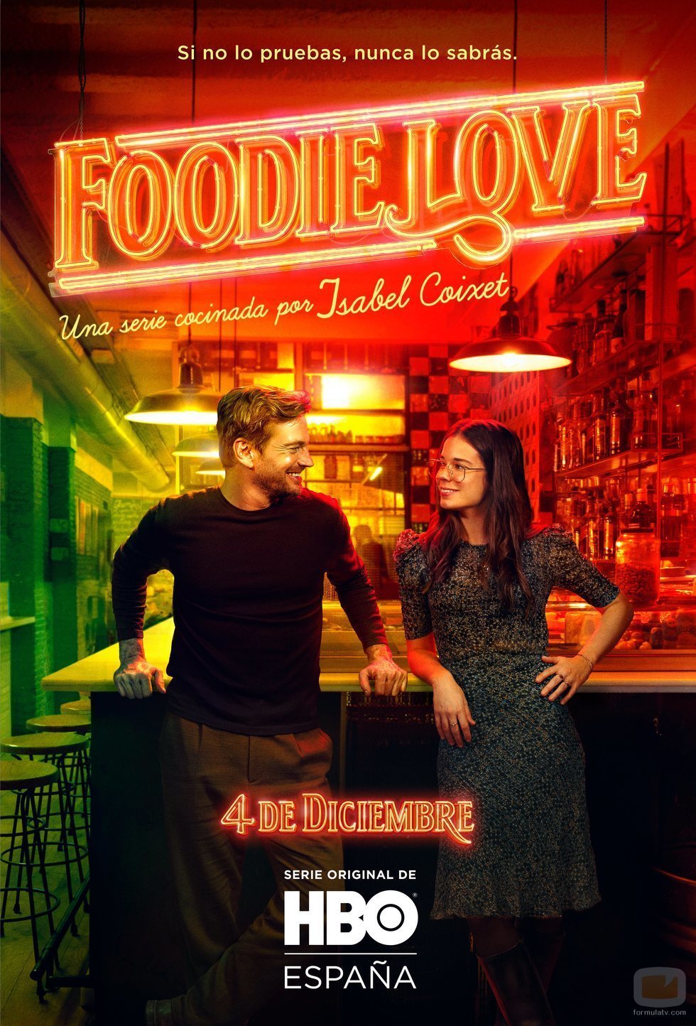 Póster oficial de 'Foodie Love', la primera serie de Isabel Coixet