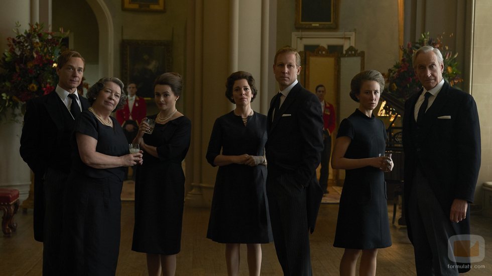 La familia real en la tercera temporada de 'The Crown'