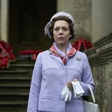 La reina Isabel II en la tercera temporada de 'The Crown'