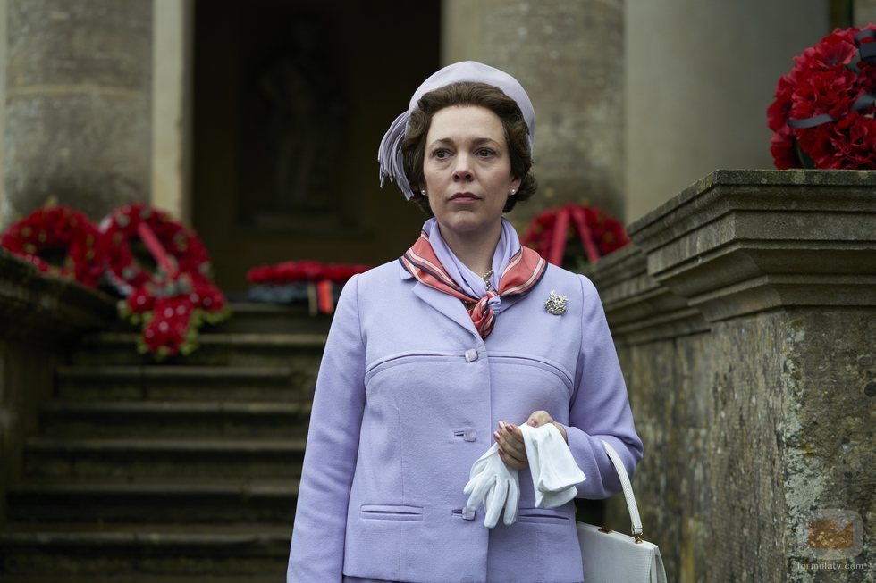 La reina Isabel II en la tercera temporada de 'The Crown'