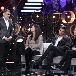 Familiares y expulsados en el plató de 'GH VIP 7' durante la Gala 12