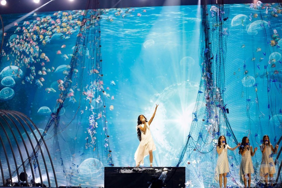 Melani libera el mar de plásticos en el segundo ensayo de Eurovisión Junior 2019