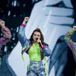 Liza Misnikova, representante de Bielorrusia, en la Gran Final de Eurovisión Junior 2019