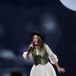 Eliana Gomez Blanco, representante de Malta, en la Gran Final de Eurovisión Junior 2019