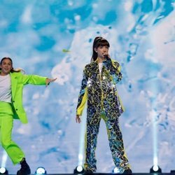 Viki Gabor, representante de Polonia, en la Gran Final de Eurovisión Junior 2019