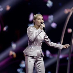 Sophia Ivanko, representante de Ucrania, en la Gran Final de Eurovisión Junior 2019