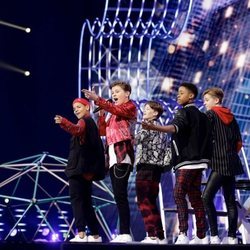 Matheu, representante de Países Bajos, en la Gran Final de Eurovisión Junior 2019