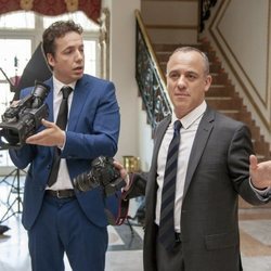 Javier Gutiérrez y Vito Sanz en la 3ª temporada de 'Vergüenza'