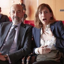 Nuria (Malena Alterio) y Carlos (Miguel Rellán) en la 3ª temporada de 'Vergüenza'