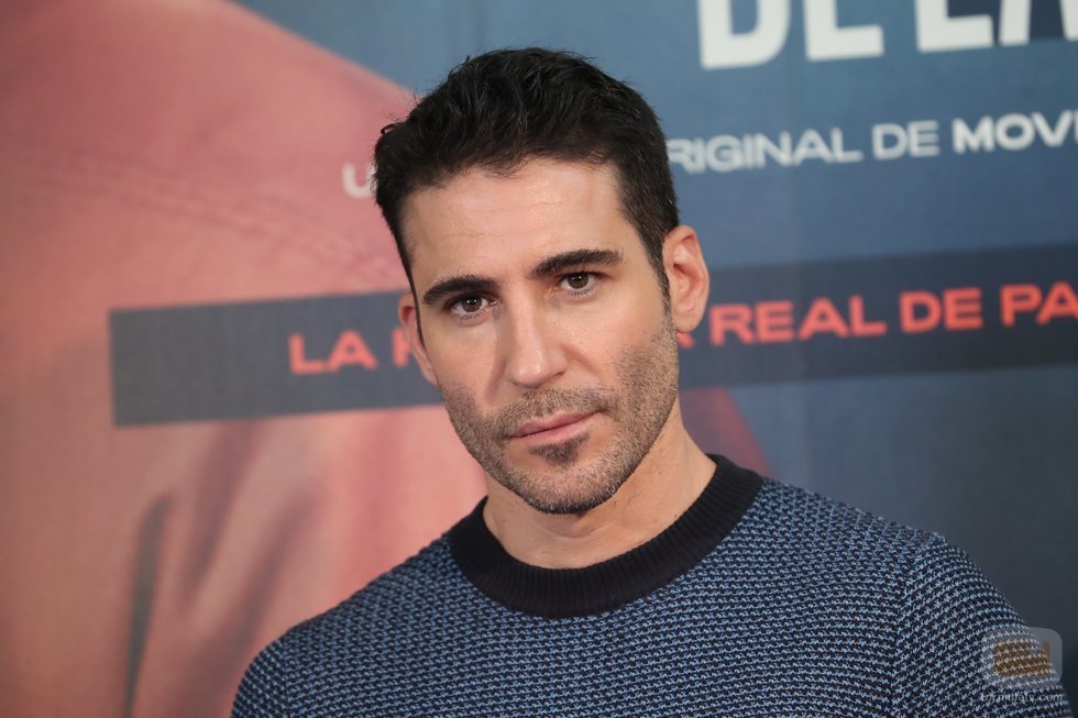Miguel Ángel Silvestre en la presentación de 'En el corredor de la muerte'