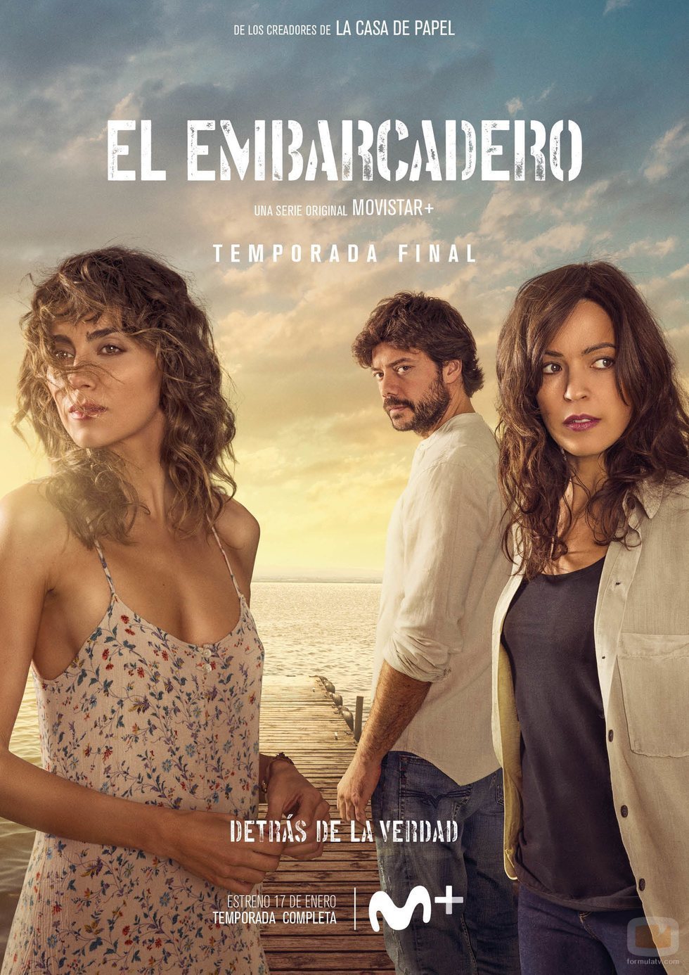 Póster oficial de la segunda temporada de 'El embarcadero'