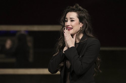 Una emocionada Adara, durante la Gala 13 de 'GH VIP 7'