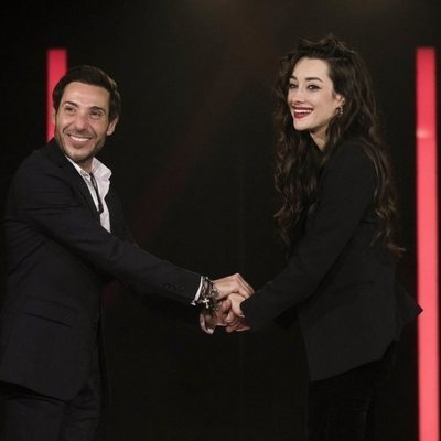 Antonio David Flores y Adara, de la mano, antes de la expulsión de la Gala 13 de 'GH VIP 7'