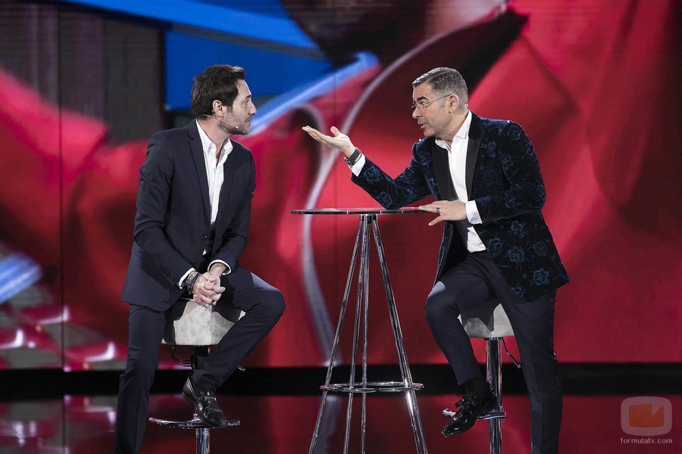 Antonio David Flores y Jorge Javier Vázquez charlan en la Gala 13 de 'GH VIP 7'