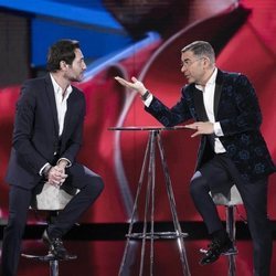 Antonio David Flores y Jorge Javier Vázquez charlan en la Gala 13 de 'GH VIP 7'