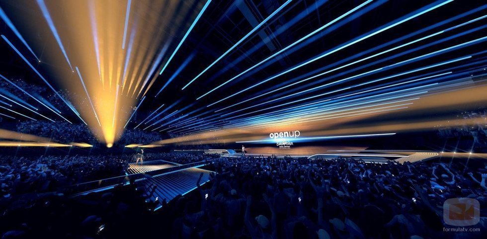 Pasarela en el escenario de Eurovisión 2020