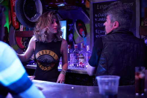 Edurne y Coque se miran fijamente en el 11x11 de 'La que se avecina'