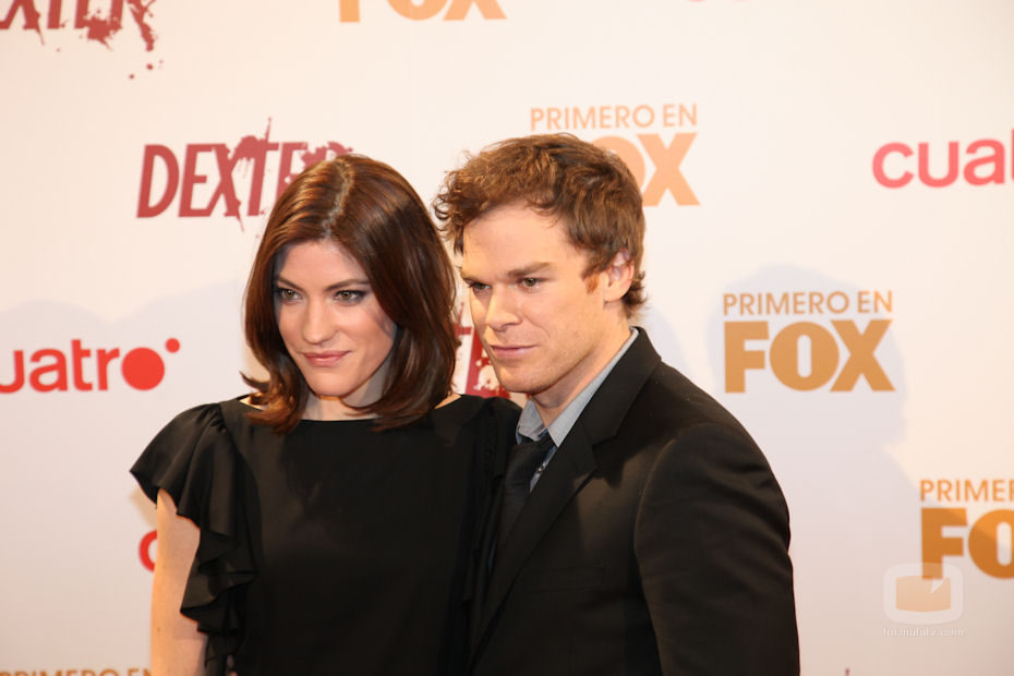 Michael C. Hall (Dexter) y Jennifer Carpenter (Debra)