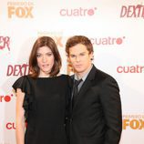 Michael C. Hall y Jennifer Carpenter en la premiere de 'Dexter'