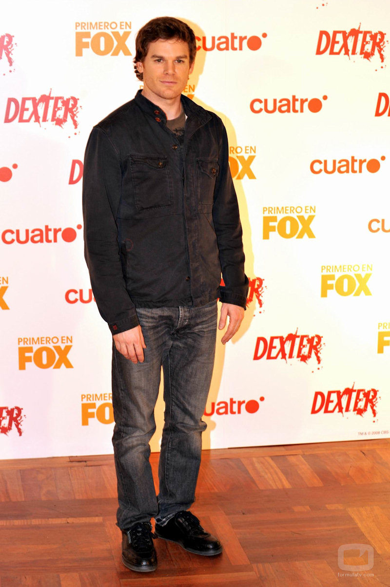 Michael C. Hall en Madrid promocionando 'Dexter'