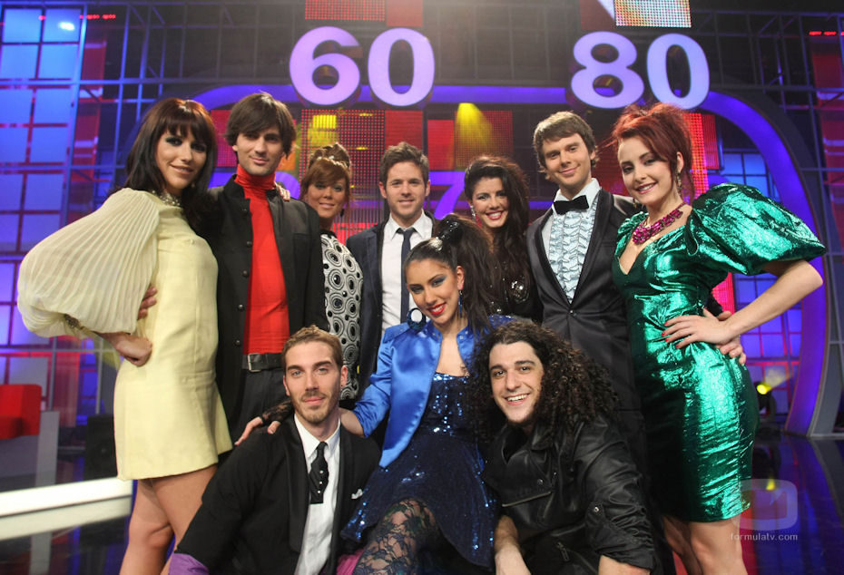 Lorena, Mimi, Anabel, Sandra, Nika, Víctor, Fran Dieli, Iván, Daniel Zueras y Pablo