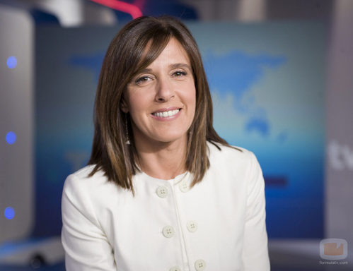 Ana Blanco al frente del 'Telediario 1' de TVE