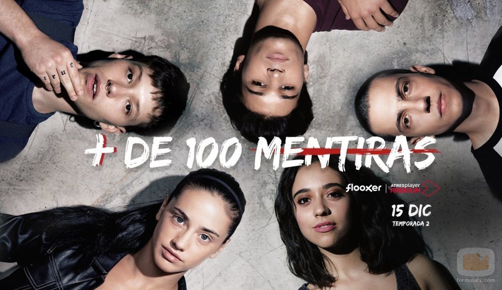 Póster segunda temporada '+ de 100 mentiras'