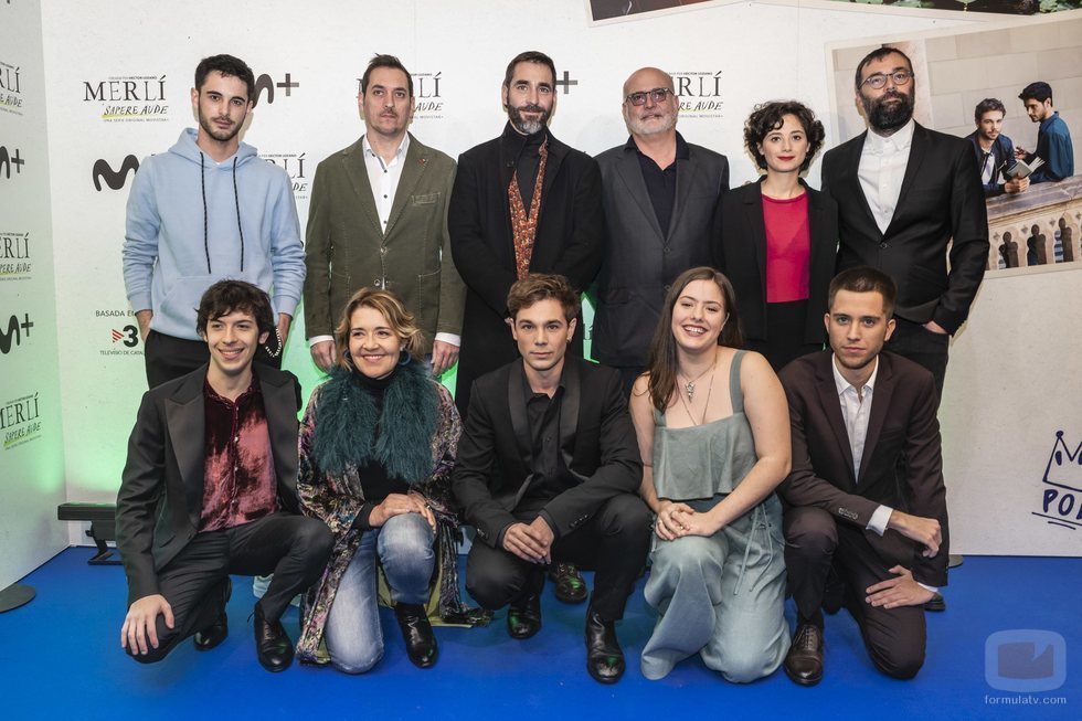 Todo el equipo de 'Merlí: Sapere Aude' en la premiere de Barcelona