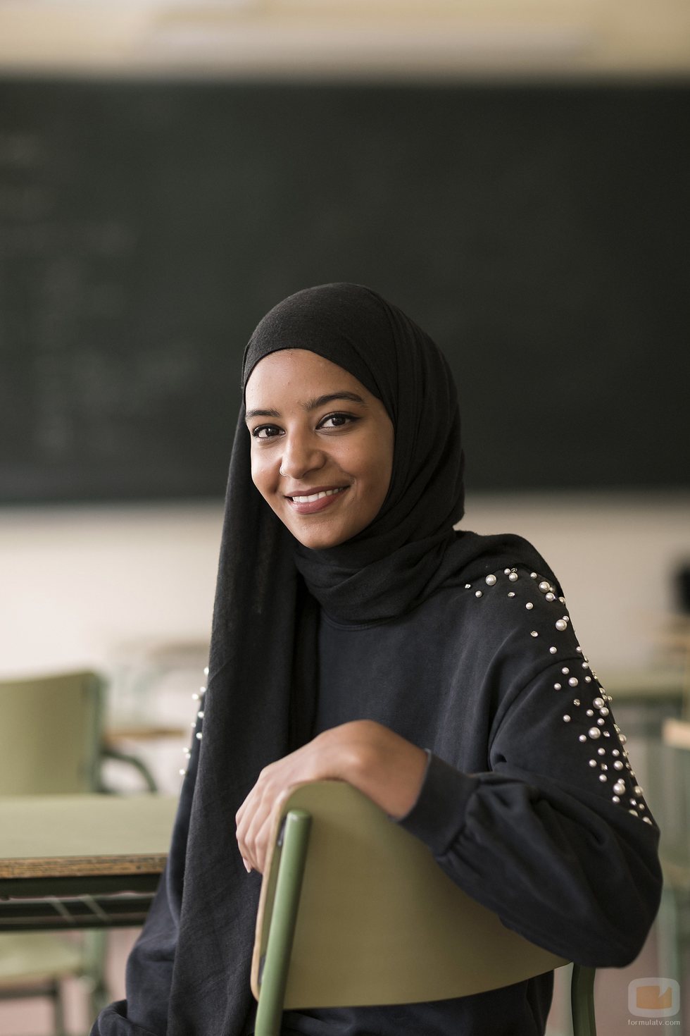 Hajar Brown es Amira en la tercera temporada de 'Skam España'