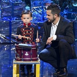 Hugo Molina y su padre en la final de 'Got Talent España 5'