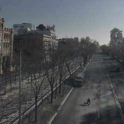 Uno de los escenarios de 'La valla', ficción de Antena 3