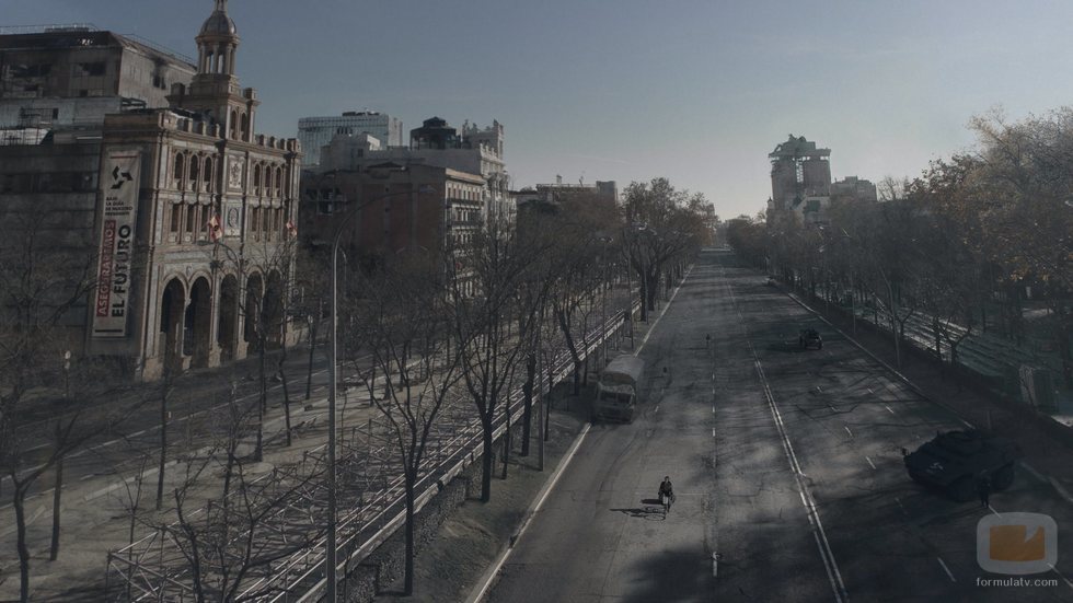 Uno de los escenarios de 'La valla', ficción de Antena 3