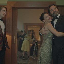 Nicolás Illoro, Eleonora Wexler y Abel Folk  en 'La valla'