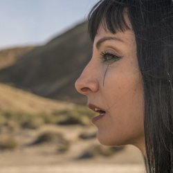 Najwa Nimri, rodando 'Vis a vis: El oasis' en Almería