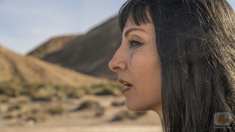 Najwa Nimri, rodando 'Vis a vis: El oasis' en Almería