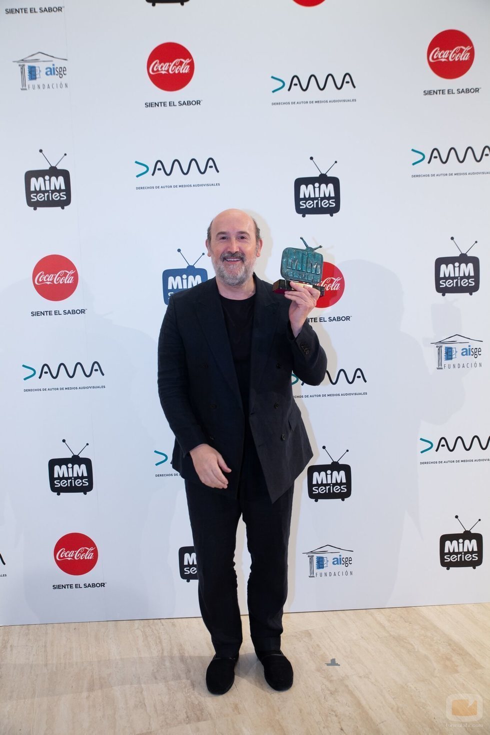 Javier Cámara, ganador de la categoría Mejor Actor de Comedia de los Premios MiM 2019