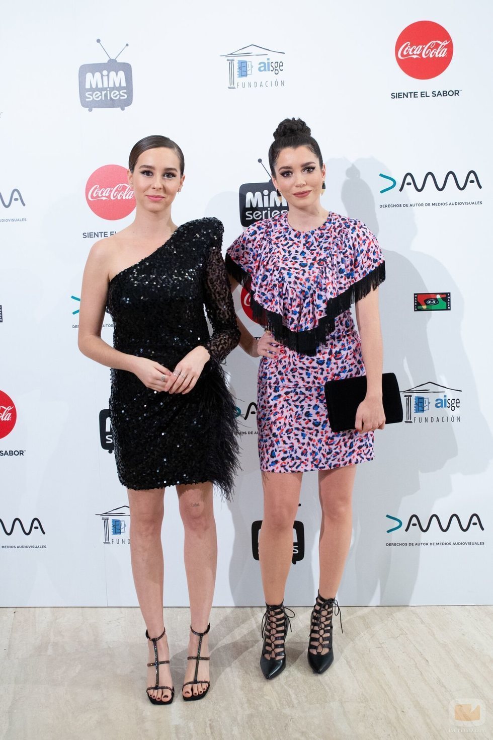 Paula Usero y Carol Rovira en los Premios MiM 2019