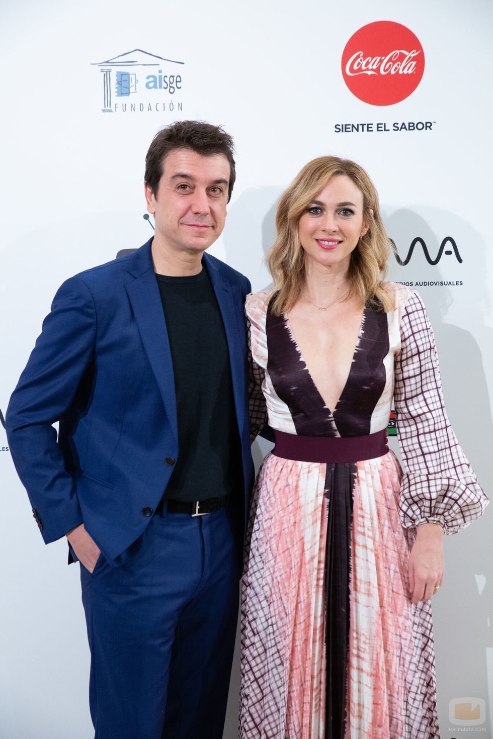 Javier Veiga y Marta Hazas en los Premios MiM 2019