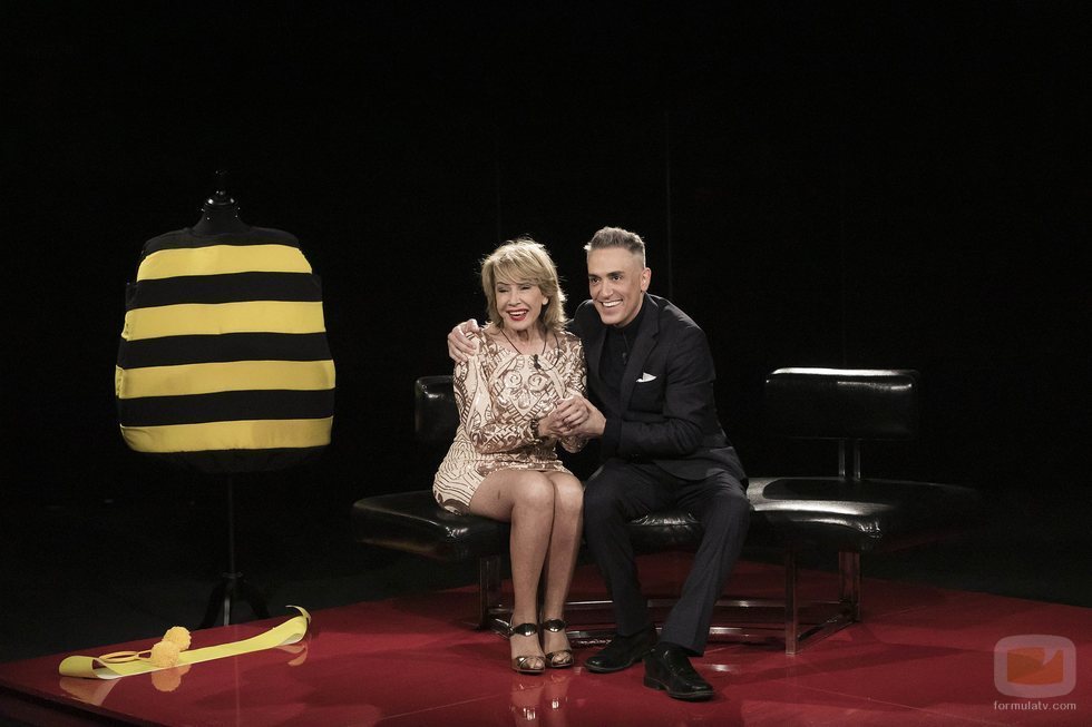 Mila Ximénez y Kiko Hernández durante la Gala Final de 'GH VIP 7'