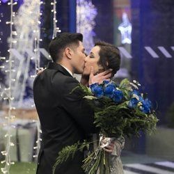 El beso de Gianmarco y Adara durante la Gala Final de 'GH VIP 7'