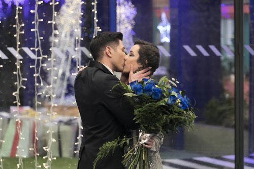 El beso de Gianmarco y Adara durante la Gala Final de 'GH VIP 7'