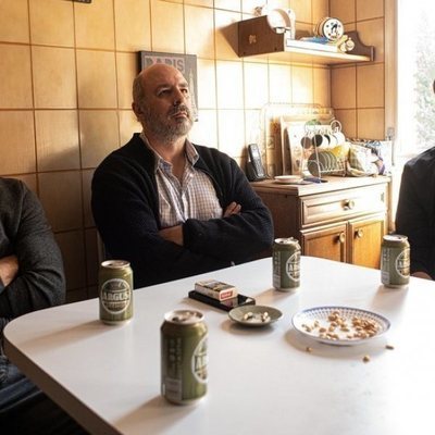 Raúl Árevalo, Roberto Álamo y Raúl Prieto en 'Antidisturbios'