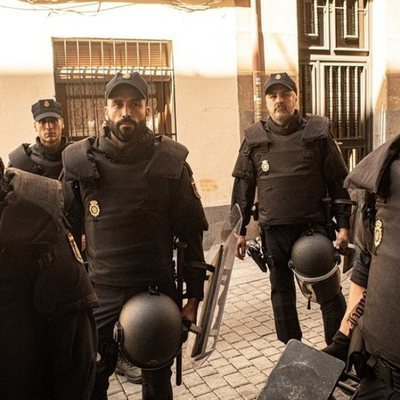 Los cinco protagonistas masculinos de 'Antidisturbios'