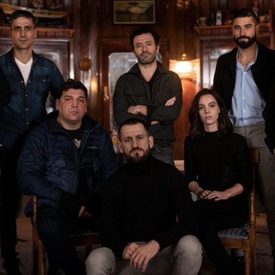 El reparto de 'Antidisturbios' junto a Rodrigo Sorogoyen