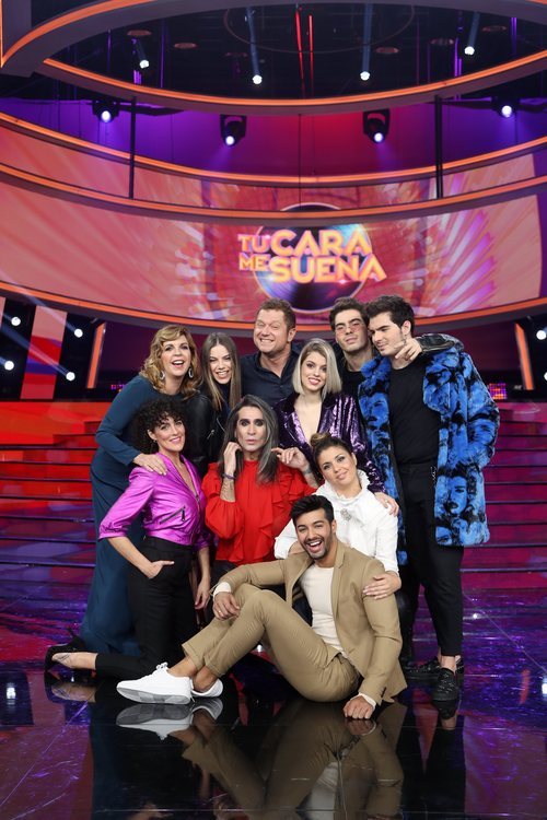 Grupo de concursantes de 'Tu cara me suena 8'