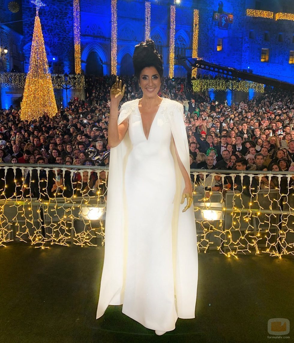 Paz Padilla luce su vestido en las Campanadas 2019-2020 en Telecinco